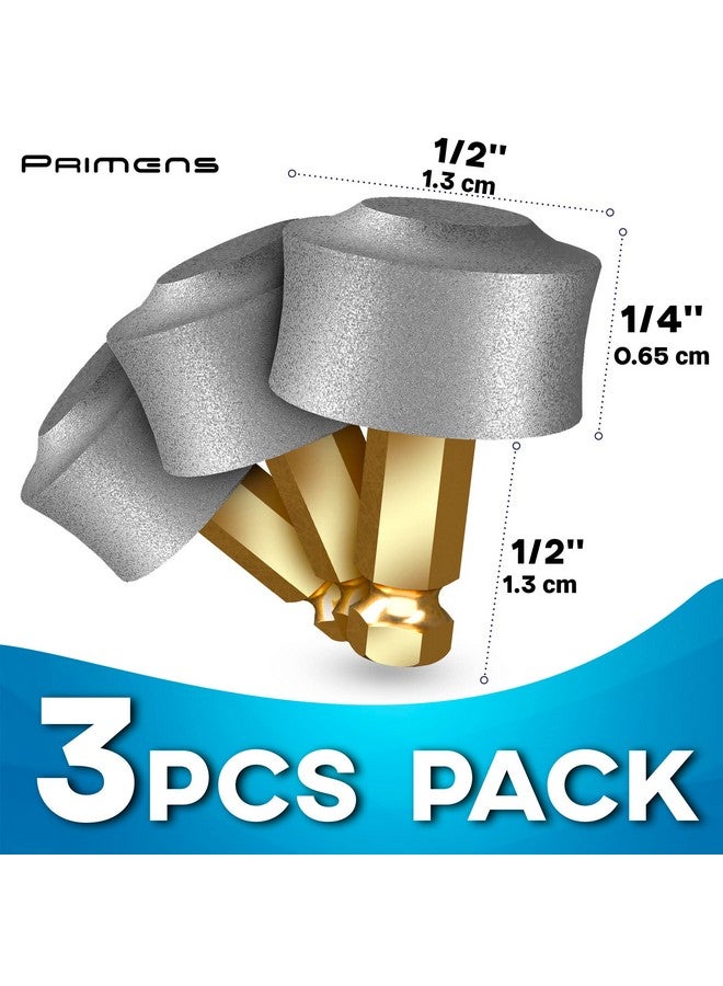 Primens Professional Dog Nail Grinder Replacement Head (Pack Of 3 Bits)  Diamond Replaceable Tip For Pet Claw Grooming, Spare Grinding Wheel For Large, Medium & Small Dogs - Image 4