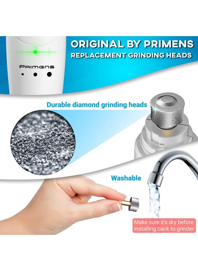 Primens Professional Dog Nail Grinder Replacement Head (Pack Of 3 Bits)  Diamond Replaceable Tip For Pet Claw Grooming, Spare Grinding Wheel For Large, Medium & Small Dogs - Image 3