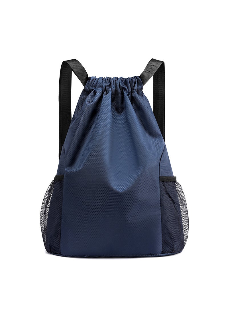 Generic Drawstring Pocket Backpack Men's and Women's 2023 New Style Simple Travel Backpack Large Capacity Drawstring Fitness Sports Basketball Bag  - Image 4