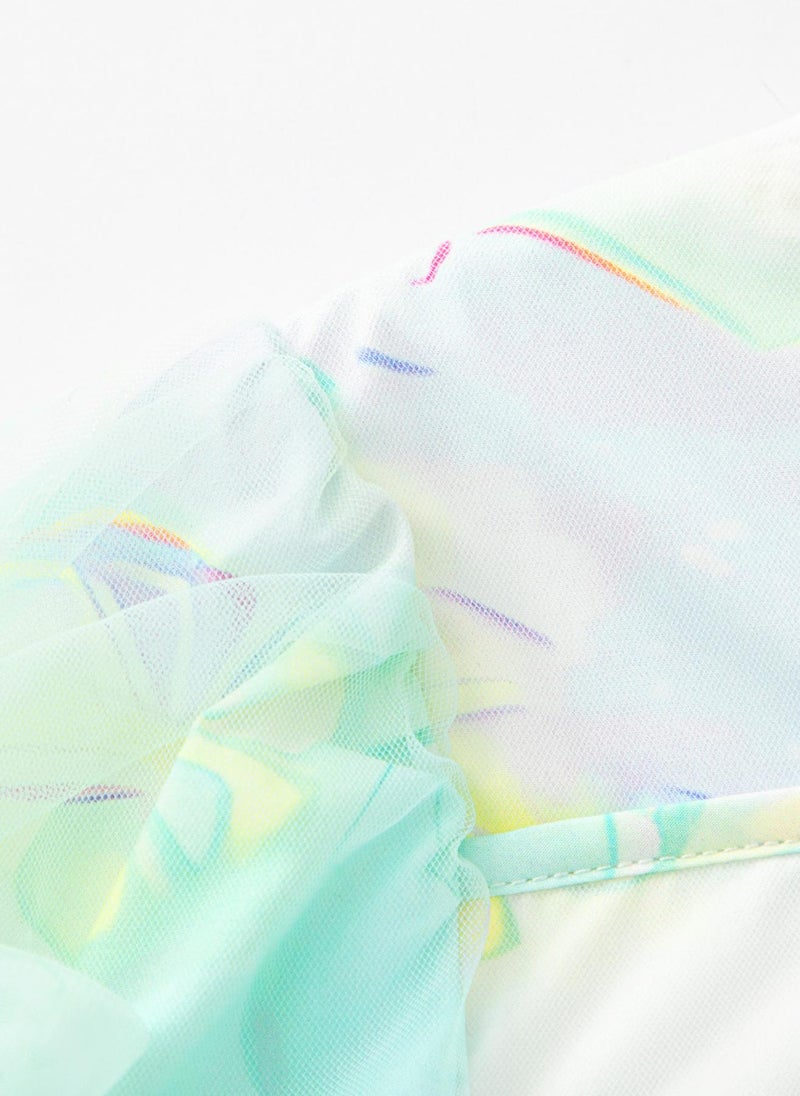 Balabala Floral Tulle Dress - Image 3