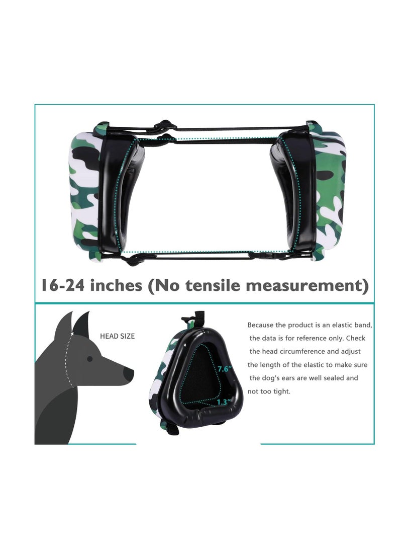 XiuWoo Hearing Protection for Dog, Dog Ear Noise Reduction, Medium and Large Protector Thunder, Fireworks, Helicopters, Celebrations, Camouflage - Image 3
