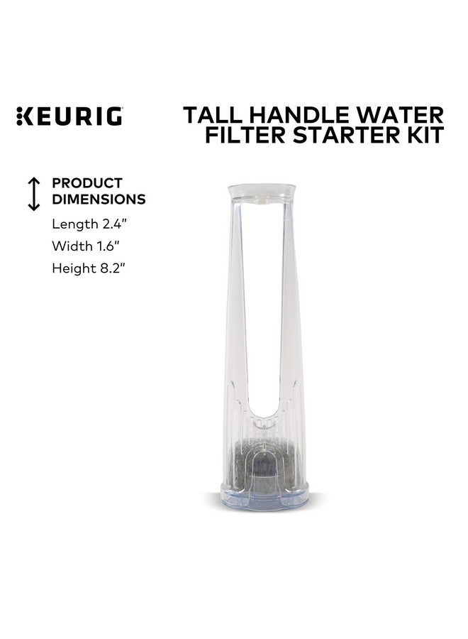 كيوريج مجموعة بدء تشغيل فلتر المياه بمقبض طويل من Keurig، تأتي مع مقبض ومرشحين بديلين للمياه، متوافقة مع ماكينات قهوة Keurig المحددة - Image 4