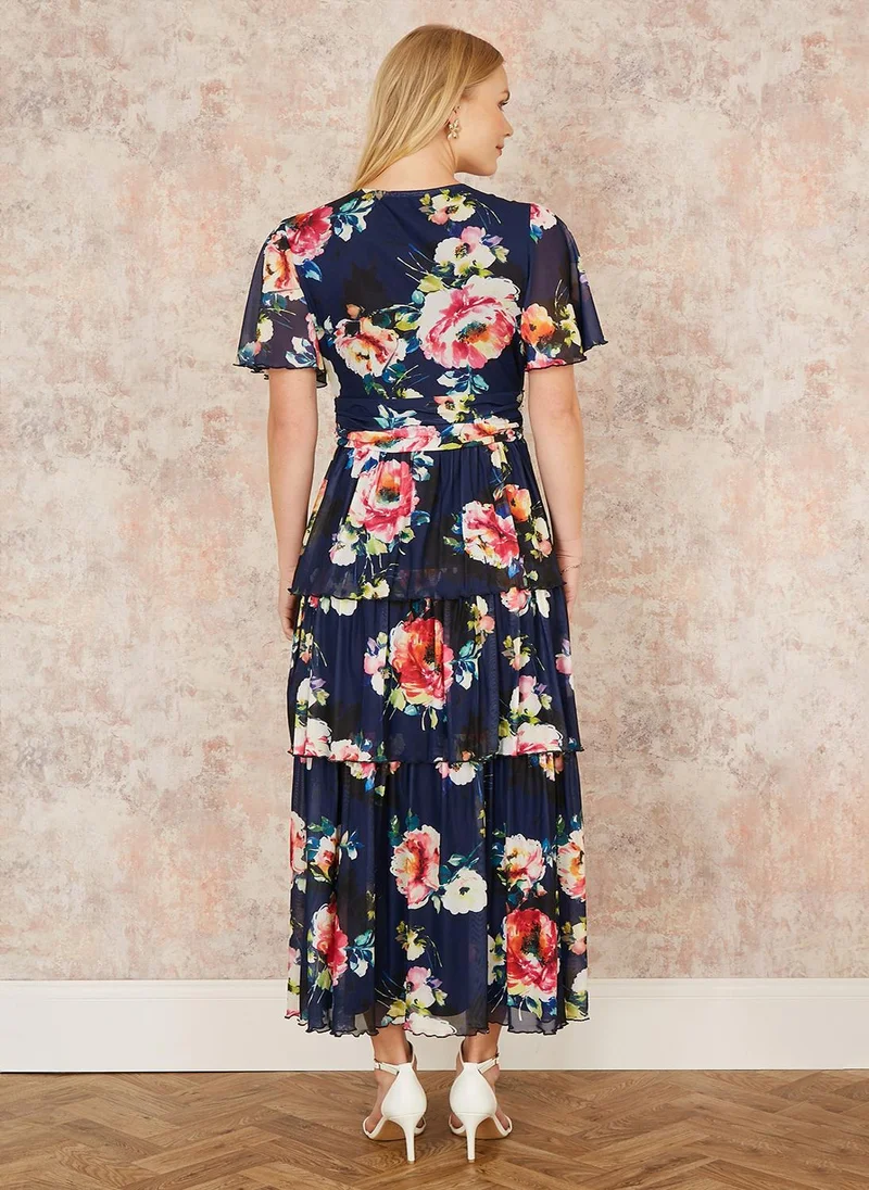 Yumi Floral Tiered Maxi Dress