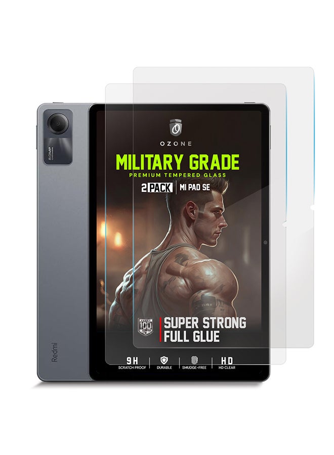 O Ozone 2 Pack Screen Protector for Redmi Pad SE 2023, Tempered Glass Tablet Screen Protector, Premium Shatterproof Scratch-Resistant Screen Protector 