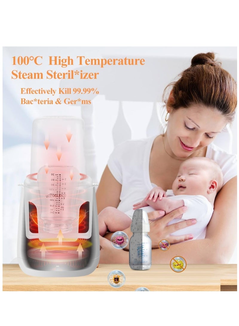 0TO1 TECH Baby Bottle Warmer, Fast Baby Milk Warmer with Accurate Temperature Control for Breastmilk or Formula,Breastmilk Warmer, 48H Thermostat, with Defrost, Night Light, Heat Baby Food Jars Function - Image 5