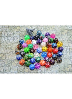 50-Pack 20 Sided Dice D20 Polyhedral Dice With Pouch For Dnd Rpg Mtg Table Game - pzsku/Z0499A8207258728D6F30Z/45/_/1733729933/fd643c72-6191-4055-8584-32cc90f7f211