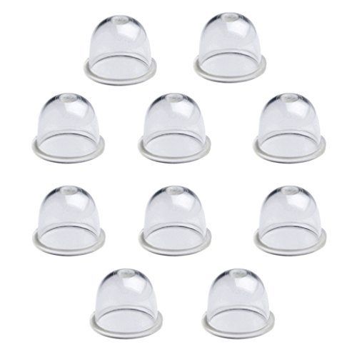 Hipa 10 Pack 16032-ZM3-004 Primer Bulbs for HON-DA GX22 GX25 GX35 GX25NT GX25N GX35NT HHT25S HHT31S UMK422 UMK422K1 UMK431 Trimmer Brush Cutter Replace 188-12 Primer Bulb - Image 1