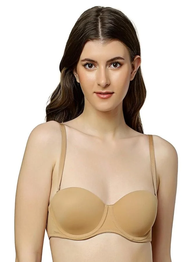 ترايامف Triumph Fashion 147 Modern Wired Half Cup Padded Detachable T-Shirt Bra Beige