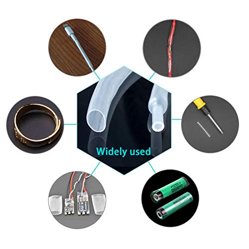 OLIREXD Heat Shrink Tubes, Dual Wall Heat Shrink Tubing 3:1 Ratio Heat Activated Adhesive Glue Lined Marine Shrink Tube Cable Sleeving Wrap Protector Transparent 4Ft Dia(3/4” (19.1mm)) - Image 5