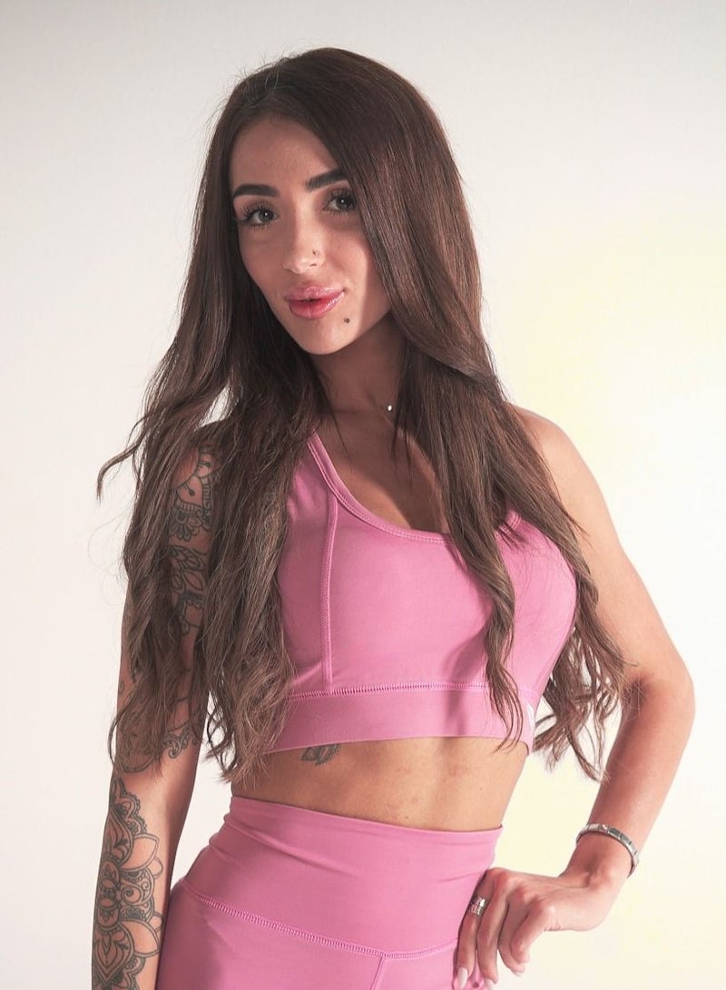 EAGLEFLEX Performance Sport Bra Pink - Image 1