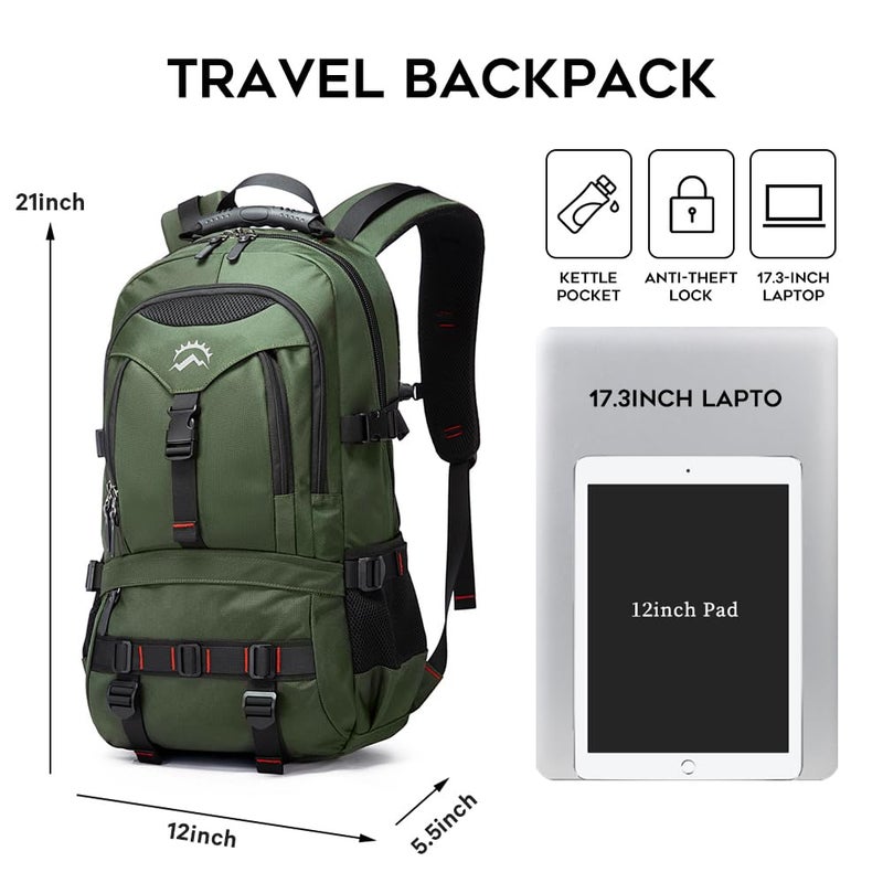 KAKA Travel Backpack Fight Approved with 17.3 inch Laptop Lackpack Compartment Outdoor Duffle Bag for men and women - Image 2