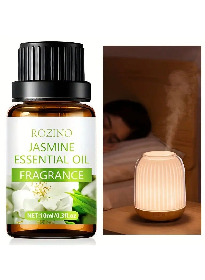 Rozino 10ml Jasmine Fragrance Oil - Essential Oil For Diffuser, Humidifier, Candle Making, Soap Scents And Bath, Perfume Oil - Image 3