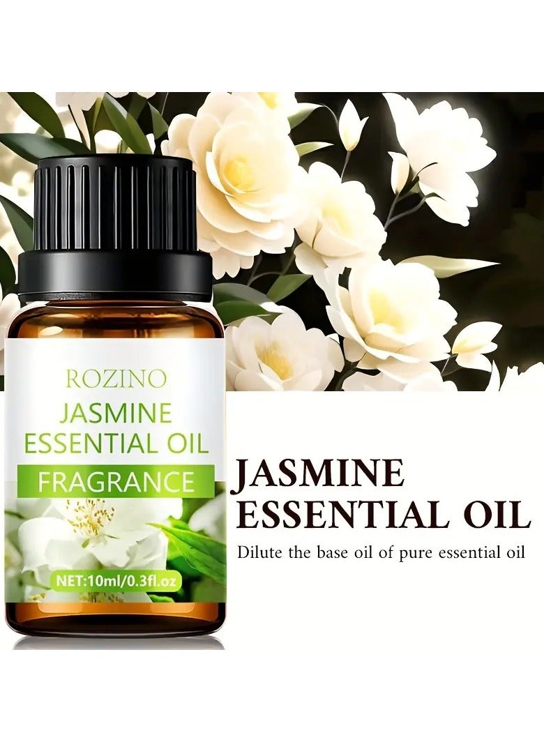 Rozino 10ml Jasmine Fragrance Oil - Essential Oil For Diffuser, Humidifier, Candle Making, Soap Scents And Bath, Perfume Oil - Image 4