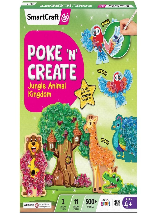 Smartivity Poke ‘n’ Create DIY Kit for Kids 4 to 10 Years, Creative Birthday Gift for Girls & Boys Age 4-5-6-7-8-9-10, DIY Art & Craft Activity Kit - Image 1
