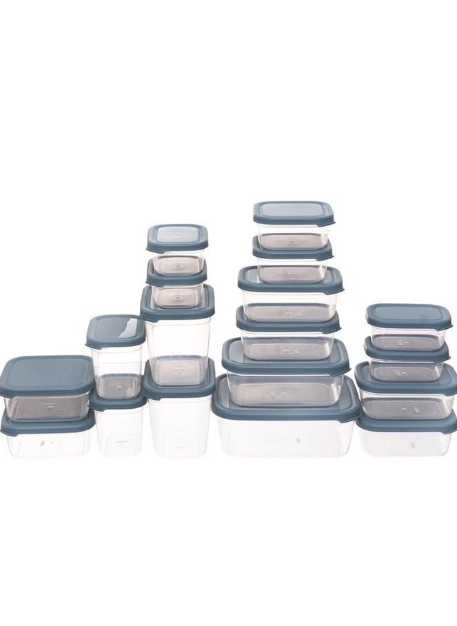 AKSA - Mono Plastic Food Container Set of 18 Pieces - Image 1