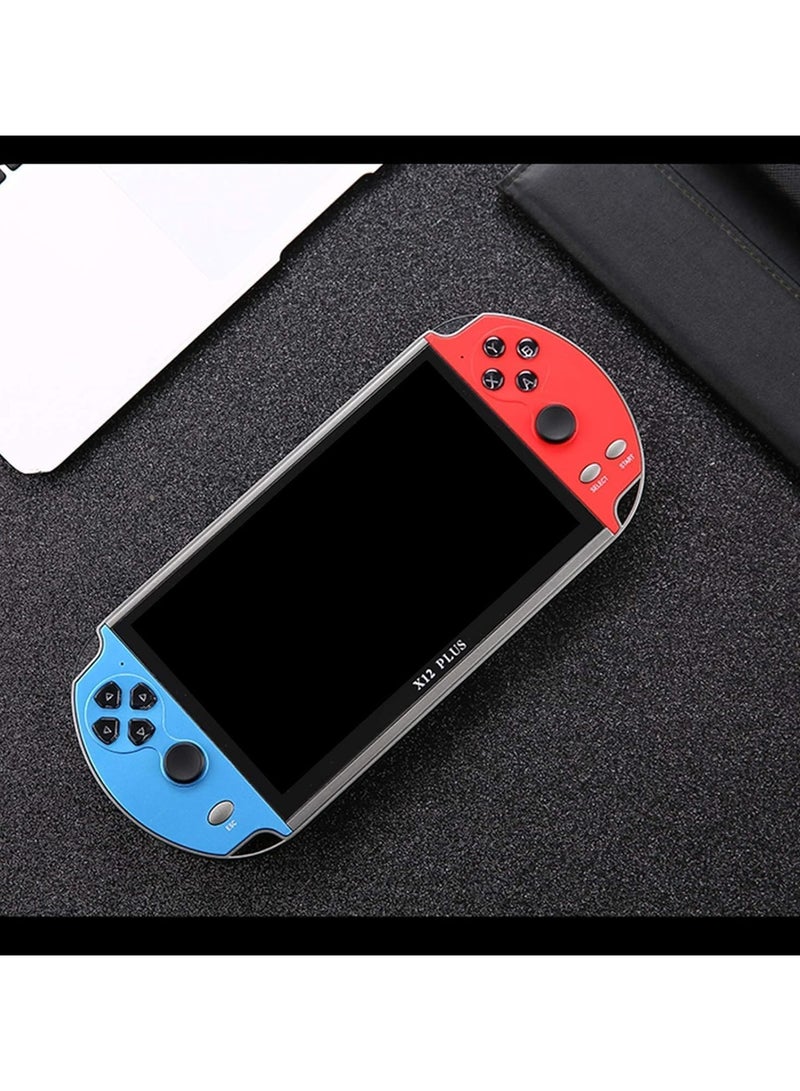 X12 Plus Portable Game Console | 7-inch HD Screen | 16GB Memory | Double Joystick Game Controller | AV Output & TF Card Support | Multi-functional Gaming Console - Image 5