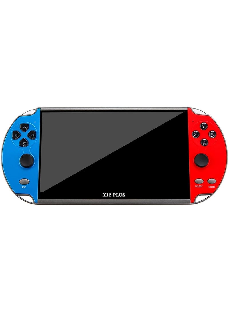 X12 Plus Portable Game Console | 7-inch HD Screen | 16GB Memory | Double Joystick Game Controller | AV Output & TF Card Support | Multi-functional Gaming Console - Image 2