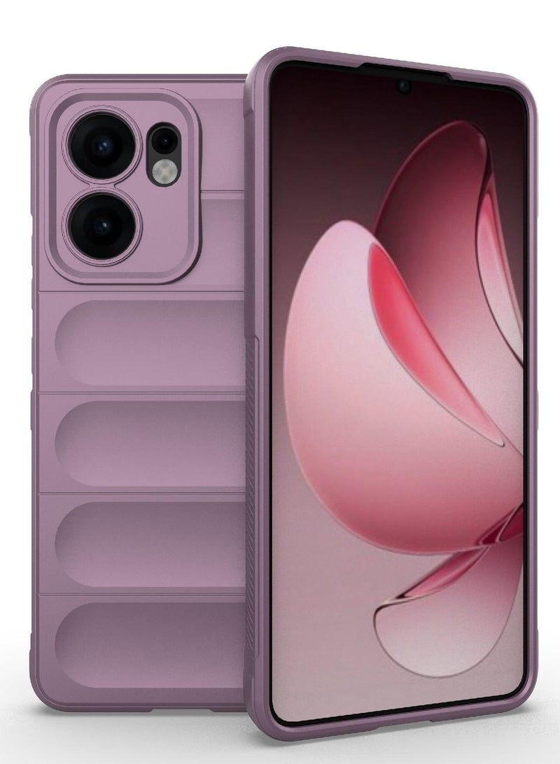 Phone case cover Magic Shield TPU + Silicone Shockproof Phone Case For  Oppo Reno 13F (Purple) - Image 1