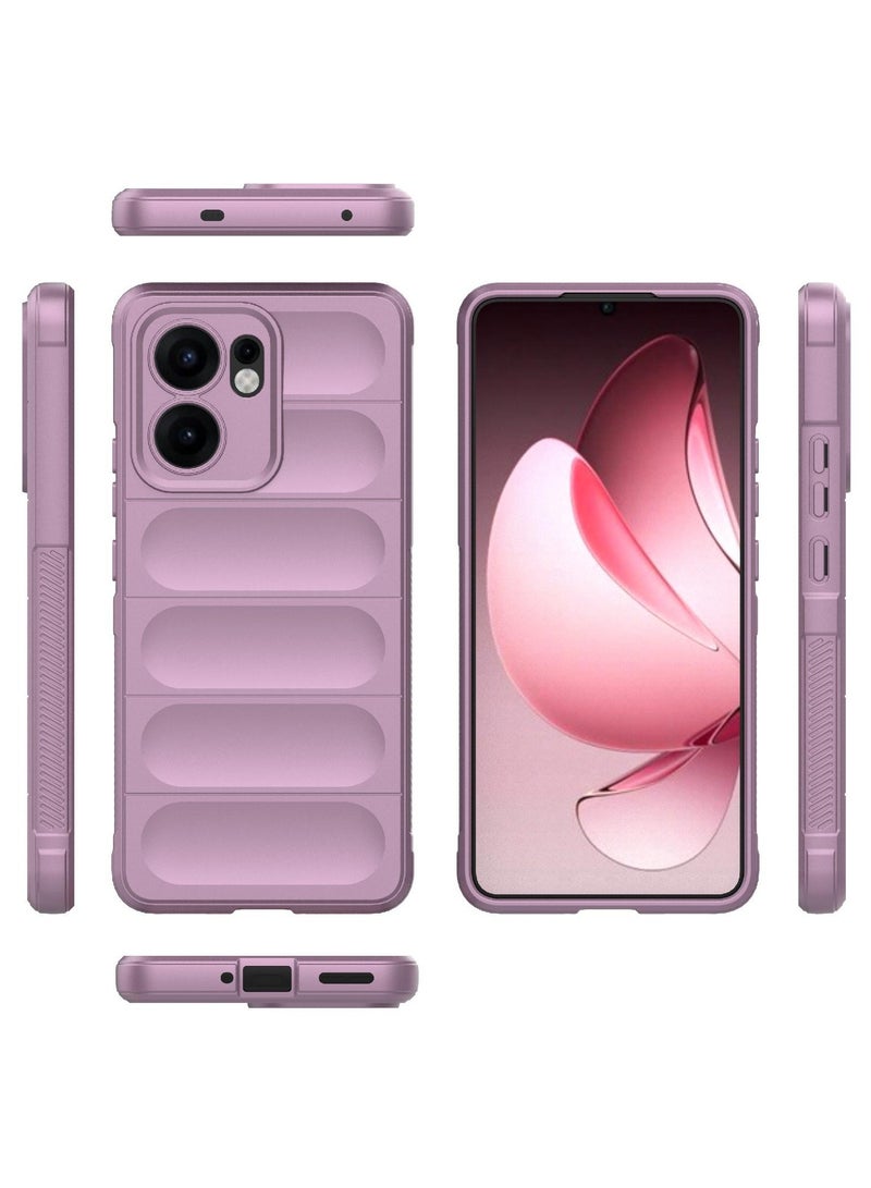 Phone case cover Magic Shield TPU + Silicone Shockproof Phone Case For  Oppo Reno 13F (Purple) - Image 2