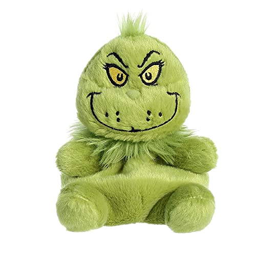 Aurora Whimsical Dr Seuss Palm Pals Grinch Stuffed Animal Officially Licensed Plush for Imaginative Play Perfect for Kids and Adults Green 45 Inches - Image 1