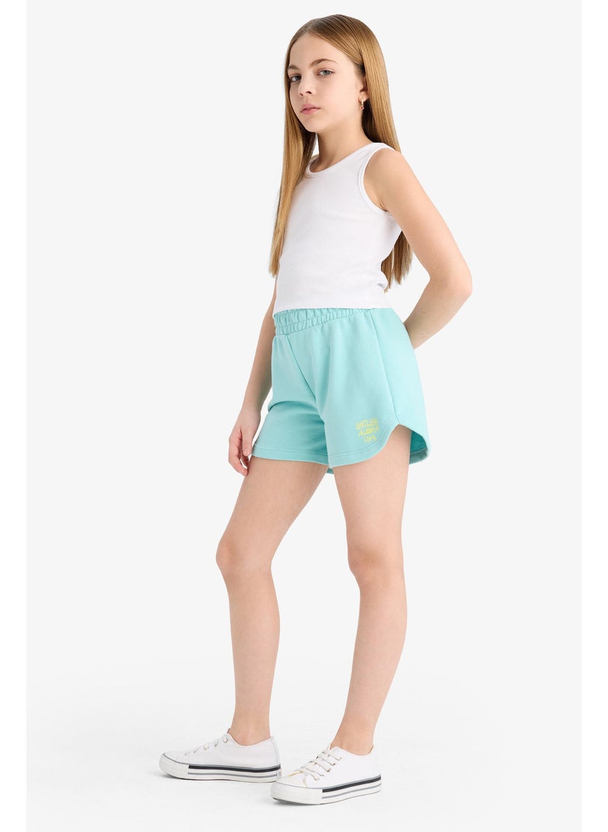 DeFacto Girl Printed Elastic Waist Shorts  - Image 4