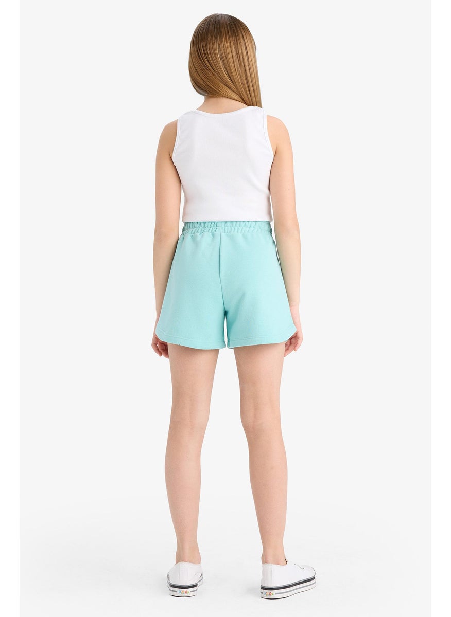 DeFacto Girl Printed Elastic Waist Shorts  - Image 5