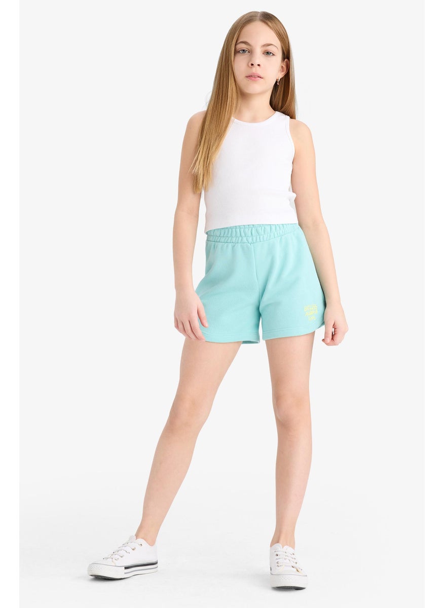 DeFacto Girl Printed Elastic Waist Shorts  - Image 2