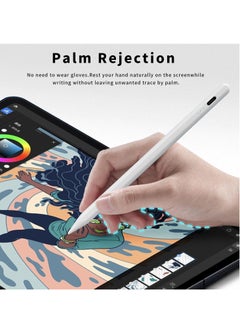 Generic iPad Pen P1 for iPad 10th/9th Generation, iPad Stylus Pen with Upgraded 500mAh Battery | Palm Rejection | Magnetic Adsorption | Tilt Technology | Precision Stylus Pen for iPad 2018-2024  - Image 4