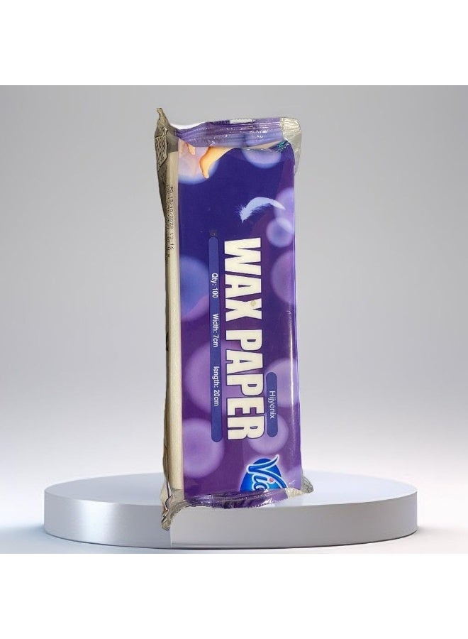 viona Tag Wax Paper Qty:100 - Image 1