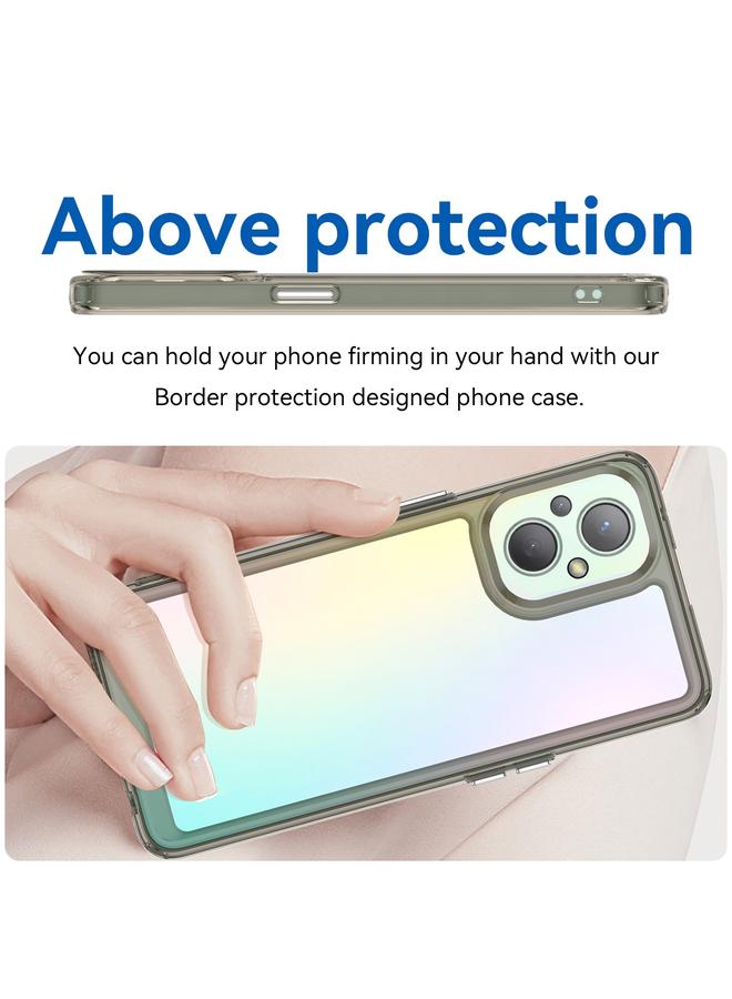 اس-توب جراب لهاتف OPPO F21 Pro 5G من سلسلة ملونة من الأكريليك + جراب هاتف TPU - Image 4