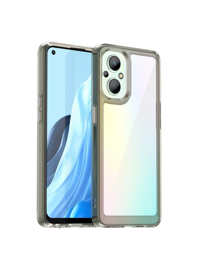 اس-توب جراب لهاتف OPPO F21 Pro 5G من سلسلة ملونة من الأكريليك + جراب هاتف TPU - Image 1