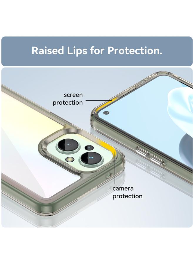 اس-توب جراب لهاتف OPPO F21 Pro 5G من سلسلة ملونة من الأكريليك + جراب هاتف TPU - Image 5