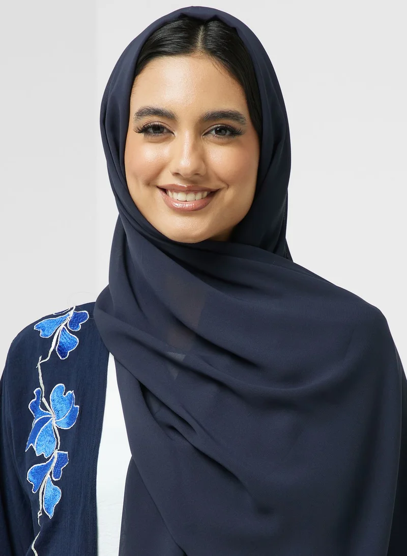 hayas closet Embroidered Balloon  Abaya