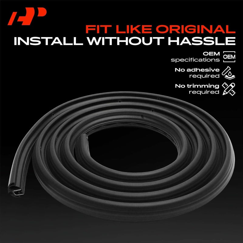 A-Premium Front Right Car Door Weather Stripping Seal Strip Compatible with Chevrolet Tahoe, Suburban 1500/2500, Avalanche & GMC Yukon, Yukon XL 1500/2500 & Cadillac Escalade, Escalade ESV/EXT - Image 2