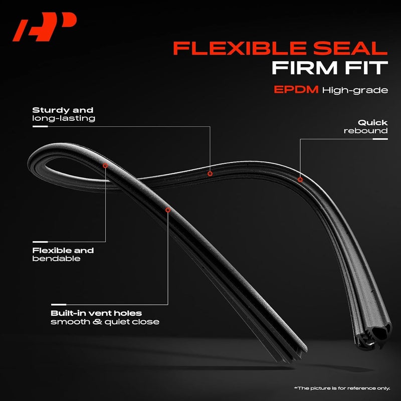A-Premium Front Right Car Door Weather Stripping Seal Strip Compatible with Chevrolet Tahoe, Suburban 1500/2500, Avalanche & GMC Yukon, Yukon XL 1500/2500 & Cadillac Escalade, Escalade ESV/EXT - Image 5