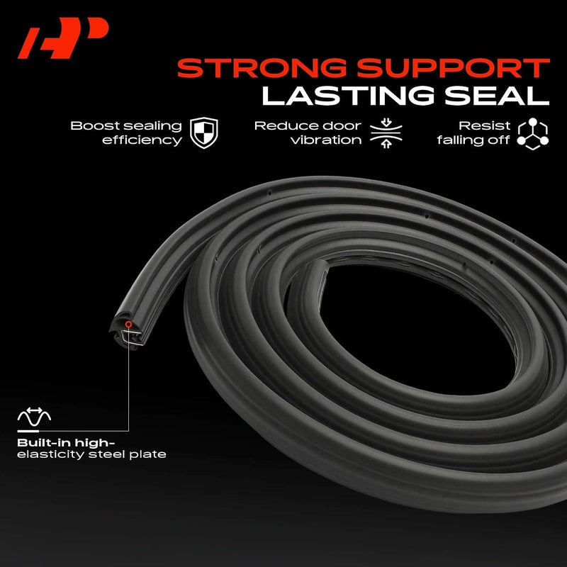 A-Premium Front Right Car Door Weather Stripping Seal Strip Compatible with Chevrolet Tahoe, Suburban 1500/2500, Avalanche & GMC Yukon, Yukon XL 1500/2500 & Cadillac Escalade, Escalade ESV/EXT - Image 3