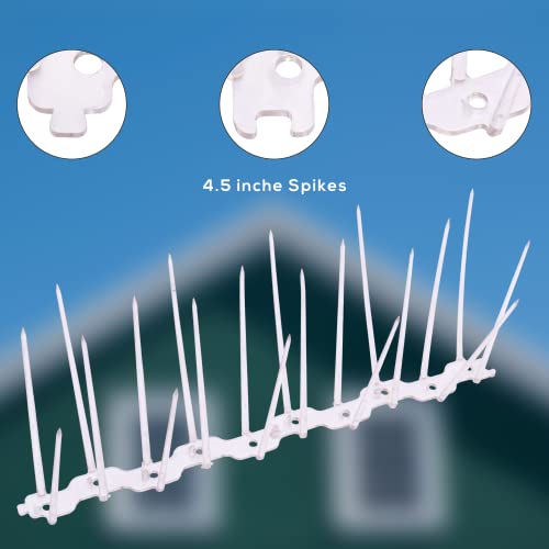 Elysian Bird Flee Polycarbonate Bird Spikes Bird Control Spikes, Pigeon Spikes, Ploycarbote Spikes 30 X 11 X 12 cm (1 Pc) - Image 4