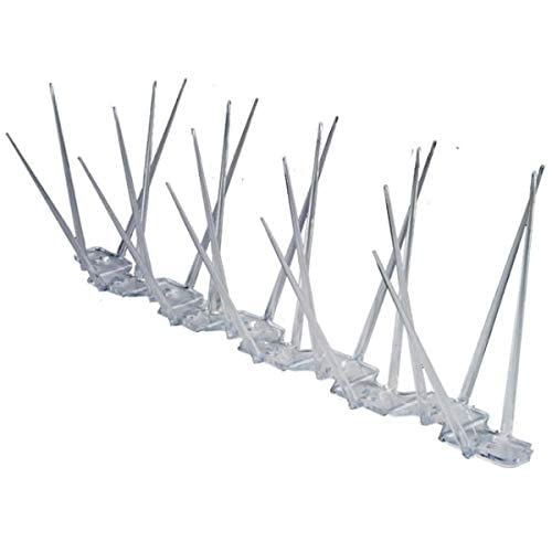 Elysian Bird Flee Polycarbonate Bird Spikes Bird Control Spikes, Pigeon Spikes, Ploycarbote Spikes 30 X 11 X 12 cm (1 Pc) - Image 1