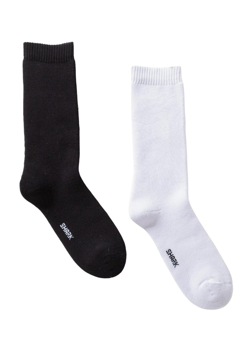 Shark Pack of 2 Cotton Full Towel Sport Socks  - Image 4