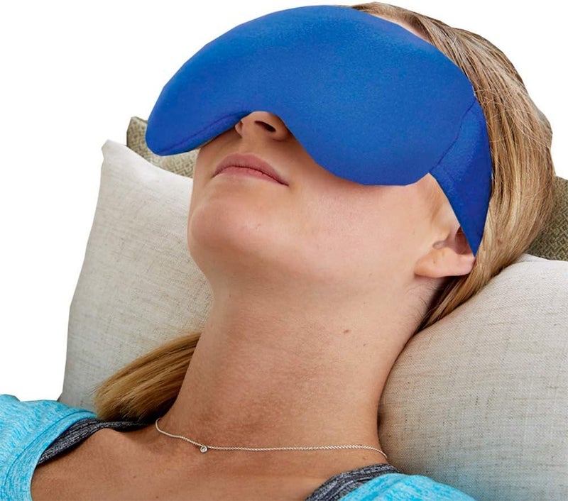 Bed Buddy Sinus Headache Relief Mask - Heated Eye Mask And Cold Eye Mask - Stye Eye Compress And Eye Heating Pad, For Headaches, And Migraine Relief, Blepharitis Treatment