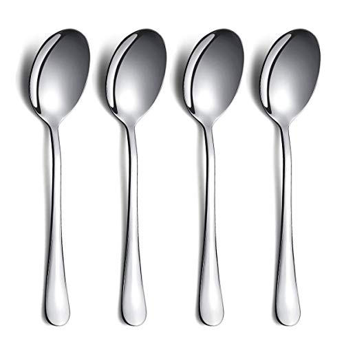 Kyraton Serving Spoons 4 Pieces, Kyraton Serving Spoons, Include Solid Serving Spoon Stainless Steel Serving Utensils, Serving Set Packing of 4 - Image 1