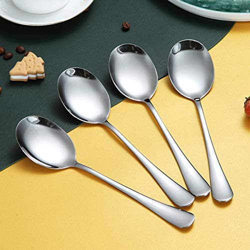 Kyraton Serving Spoons 4 Pieces, Kyraton Serving Spoons, Include Solid Serving Spoon Stainless Steel Serving Utensils, Serving Set Packing of 4 - Image 2