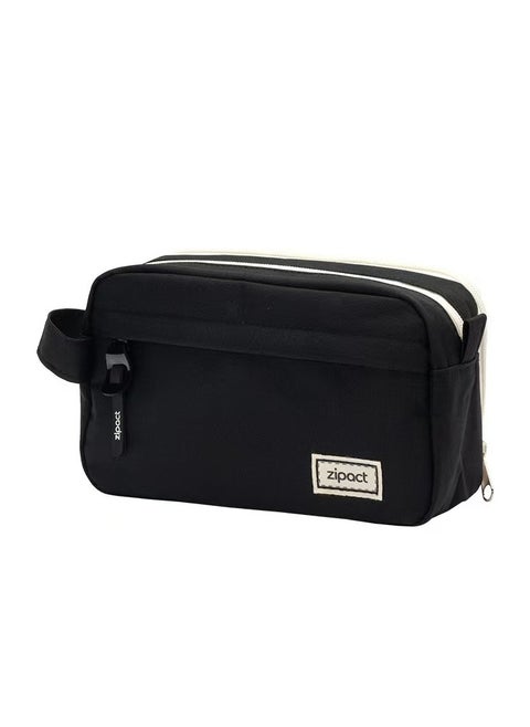 Sooez large capacity pencil case, large capacity pencil bag storage bag pencil case, portable diary item with easy to grip handle