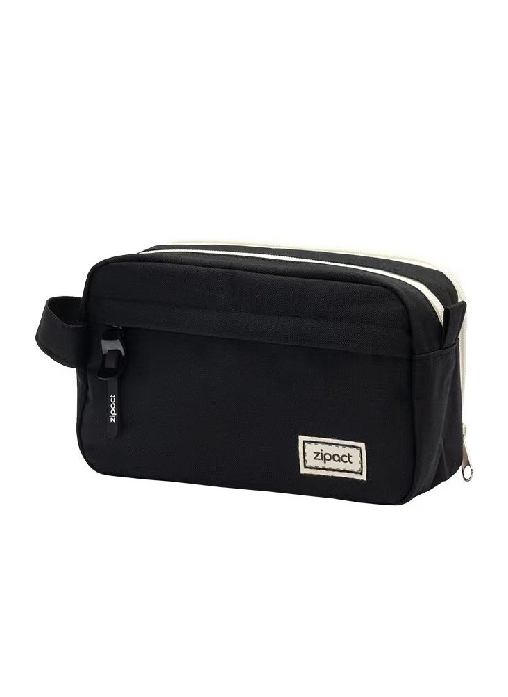 Generic - Sooez large capacity pencil case, large capacity pencil bag storage bag pencil case, portable diary item with easy to grip handle - Image 1