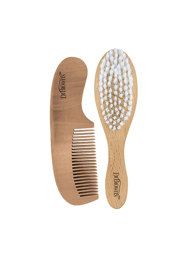 دكتور براونز Soft and Safe Brush + Comb