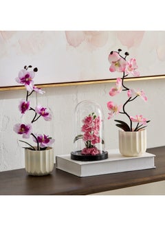 Home Box Taria Glass Floral Arrangement 11 x 18 x 11 cm  - Image 3