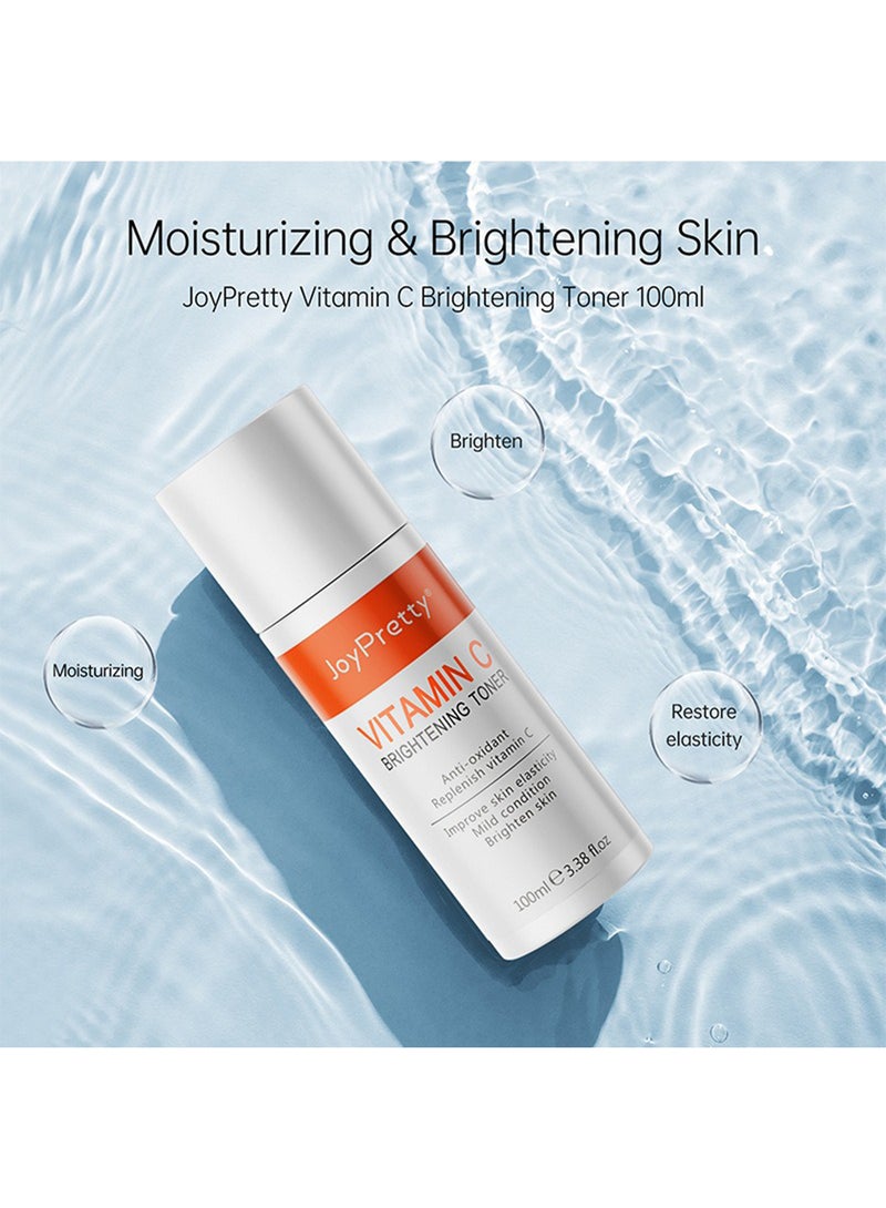 JoyPretty Vitamin C Brightening Toner, Moisturizing Toning Solution, Anti-Oxidant Refreshing Soothing Essence, Improve Skin Elasticity, Mild Condition, Whiten Skin 100ml  - Image 4