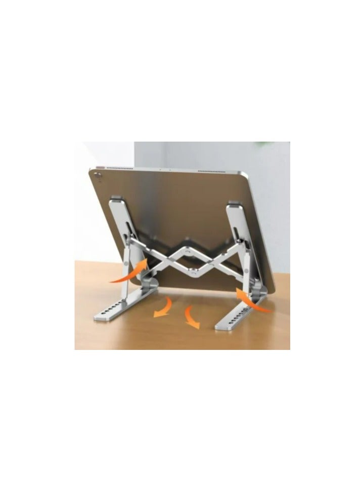 Abodos Adjustable Laptop & Tablet Stand – Foldable, Portable, Scratch-Resistant, Anti-Skid Holder for Desk & Travel - Image 3