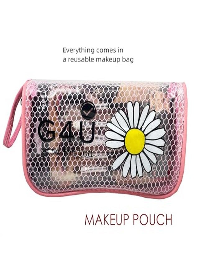 G4U All in One Makeup Kit With Pouch Gift Set for Women & Girls, Basic Cosmetics Kit for Beginner & Professionals Pack of 8 Pcs A23012060 - Image 5