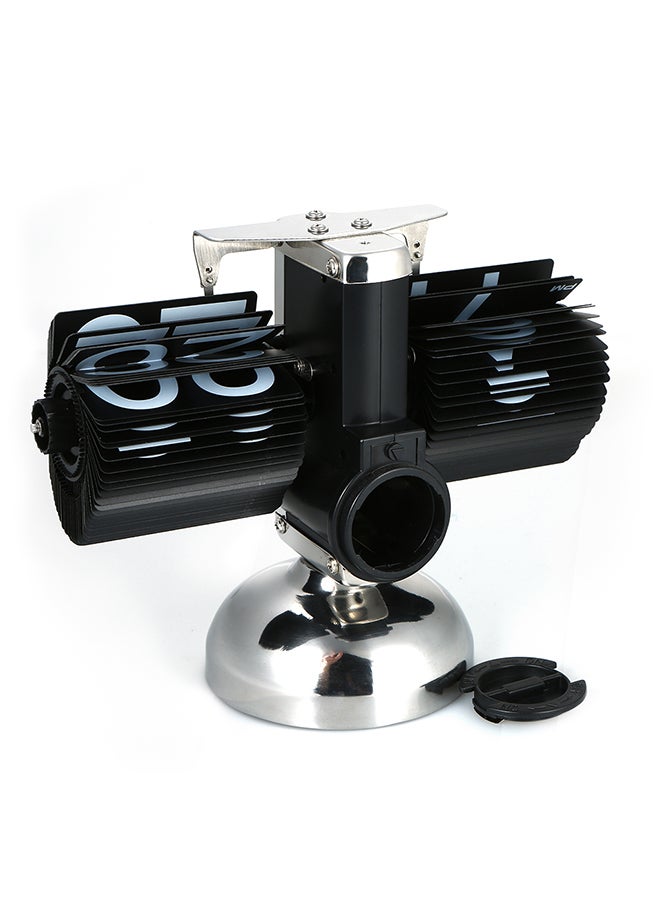 إسكدنيا ساعة مكتب بتصميم مقياس صغير أسود 27.5x12.5x21سم - Image 2